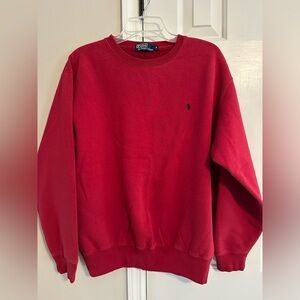 Red Polo sweatshirt